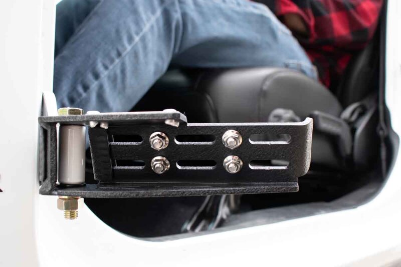 Jeep Wrangler JK Foot Pegs - Fishbone Offroad - Textured Powder Coat - Black - `07-`18